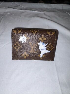 Louis Vuitton Monogram vivienne winter collection card case